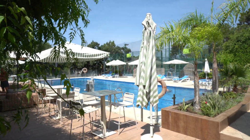 The pool at the Royal Tennis Club in El Rosario, Marbella